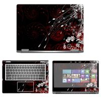 decalrus - Protective Decal Floral Skin Sticker for HP EliteBook X360 1030 G2 (13.3" Screen) case Cover wrap HPelitebk1030g2-20