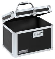 Vaultz Combination Lock Box, 7.75 x 7.25 x 10 Inches, Black (VZ00102-2)