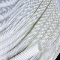 10M Cable Sleeve High Temperature Glass Fiber Insulation Material Cable Sleeve 600 Degree HTG Fiberglass Sleeving