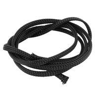 uxcell a16030700ux0994 1000 x 3mm Wide Nylon Braided Expandable Nylon Cable Mesh Sleeving Black