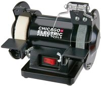 3" Mini Tool Grinder, 80 grit grinding stone & 3 in cotton buffer