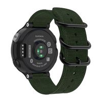 LDFAS Forerunner 235 Band, Soft Nylon Sport Watch Strap Compatible for Garmin Forerunner 235/220/230/620/630/735XT Smartwatch, ArmyGreen