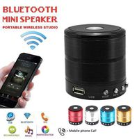 Oguine Bluetooth Speaker with Mic Wireless Portable USB Rechargeable Cylindrical Bluetooth Hands-Free Calling Mini Speaker for Home, Outdoors, Travel