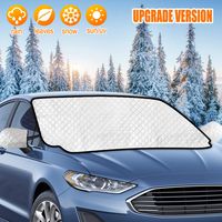 AURELIO TECH Magnetic Car Windshield Snow Cover, Windshield Cover for Ice and Snow, 4 Layers Protection, with Mirror Covers, Extra Large, Fits Most Cars, SUVs, Minivans
