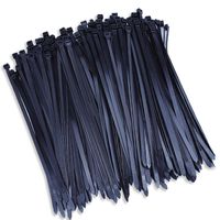 500PCS Nylon Cable Zip Ties Self-locking 8 inch-Widely used in wire and cable bundling and item bundling(Black)