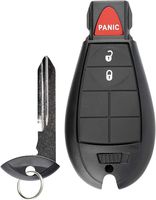 KeylessOption Keyless Entry Remote Car Key Fob Alarm for Dodge Ram, Jeep Cherokee GQ4-53T