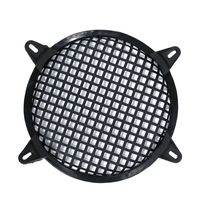 Sala-Store - 8inch Black Metal Mesh Round Car Subwoofer Speaker Cover Speaker Grill Part Speaker Protector for Car Subwoofer Loudspeak Covers
