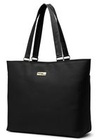 NNEE 15 15.6 Inch Water Resistance Nylon Laptop Tote Bag Computer Travel Carrying Bag - Black