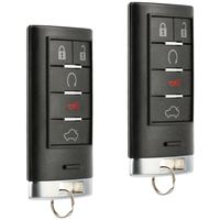 Smart Key Fob Keyless Entry Remote fits Cadillac CTS STS 2008 2009 2010 2011 2012 2013 2014 (M3N5WY7777A), Set of 2
