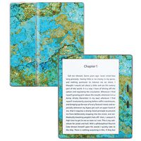 MightySkins Skin Compatible with Amazon Kindle Oasis 7" (9th Gen) - Teal Marble | Protective, Durable, and Unique Vinyl Decal wrap Cover | Easy to Apply, Remove, and Change Styles | Made in The USA