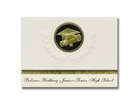 Signature Announcements Bolivar-Richburg Junior-Senior High School (Bolivar, NY) Graduation Announcements, Presidential Elite Pack 25 Cap & Diploma Seal. Black & Gold.