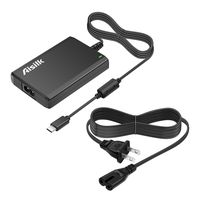 Aisilk 45Watt USB C Charger Adapter for Chromebook Pixel, Nintendo Switch, New MacBook 2015/2016/2017, Mate Book, Dell XPS 12-9250 13-9350, Samsung W700, Galaxy C9 Pro, Moto Z and More