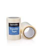 6" x 100' Roll of Clear Vinyl Transfer Tape for Craft Die Cutters. Premium-Grade, High Tack Application Tape for Vinyl Letters, Stickers, and Graphics. Made in The USA