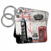 3dRose 2 Durable Key Chain (kc_268387_1)