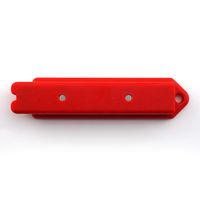 Master Magnetics 07612 Magnetic Stud Finder with Shield, Drywall Screw and Nail Locator, Red