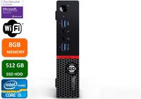 Lenovo Think Center M700 Tiny Desktop PC,Intel Quad Core I5-6500T 2.5GHz up to 3.1G,8GB,512GB SSD,WiFi,BT 4.0,HDMI,USB 3.0,DP Port,W10P64 (Renewed)