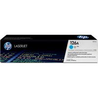 HP 126A Cyan LJ Cartridge126A 1K CYAN CP1025 SERIES