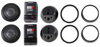 MB Quart DT1-25 Discus Tweeters with Crossover, 1-Inch, Set of 2