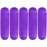 Moose 8.25" Blank Skateboard Deck Neon Purple 7-Ply Canadian Maple
