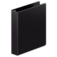 Wilson Jones  Ultra Duty D-Ring Binder with Extra Durable Hinge, 1 1/2", Black (W87603PP2)