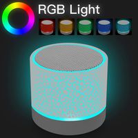 Portable Wireless Mini Bluetooth Speaker,AICase Super Bass Stereo Rechargeable Speaker with LED Lights