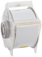Brady High Adhesion Vinyl Label Tape (113111) - White Vinyl Film - Compatible with GlobalMark Industrial Label Printer - 100' Length, 2.25" Width