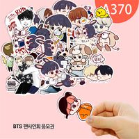 QUIETTER Kawaii Kpop BTS Bangtan Boys Stickers For Luggage Cup Notebook Laptop Car Fridge DIY Stickers (A370)