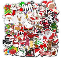 Dylan's Cabin Vsco Water Bottle Stickers Packs, Girl Cute Waterproof Vinyl Sticker, Laptop Luggage Phone Car Skateboard for Teenager (Christmas /50pcs)