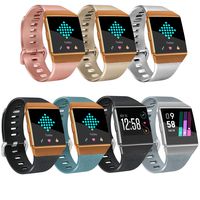 Tobfit Bright Designed Bands Compatible with Ionic Bands, Soft TPU Sport Arm Wristband Accessories for Women Men, Small