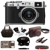 Fujifilm X100F Digital Camera with Fuji Brown Leather Case