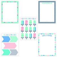 Creative Teaching Press Calm & Cool Classroom Essentials 5-Chart Pack, CTP 8743