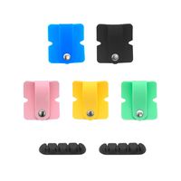 5Pcs Headphones and Earphone Cord Organizer Holder with 2pcs Cable Holder Clips, Earbuds Straps Holder, Headset Wrap Winder and Cord Manager Cable Winder, Keep the Cords and USB Cable Wires from Getti