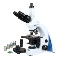 OMAX 40X-2500X Plan Infinity Phase Contrast Trinocular Siedentopf LED Lab Compound Microscope