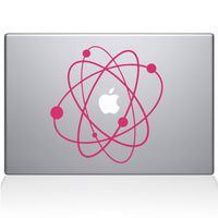 The Decal Guru 2090-MAC-13A-BG Atom 2 Decal Vinyl Sticker, 13" MacBook Air, Pink
