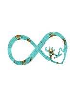 Best Infinity Teal Camo decal