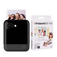 Polaroid POP 2.0 2 in 1 Instant Print Digital Camera (Black) Zink Paper Kit