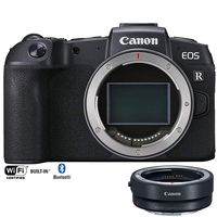 Canon EOS RP Mirrorless Camera 26.2MP Portable Full Frame Body Only 3380C002 with Lens Mount Adapter EF-EOS R Adapts EF and EF-S Lenses to EOS R