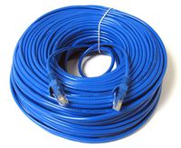 200ft Rj45 Cat5 Cat5e Blue Ethernet Lan Network Cable