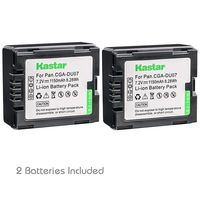 Kastar 2 Pack Battery for Panasonic CGR-DU06 CGR-DU07 CGA-DU14 CGA-DU07 CGA-DU06 CGR-DU21 CGR-DU21A RV-4401 RV-5401 Camcorder