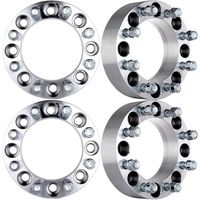 ECCPP 4 PCS 2" 8x6.5/8x165.1 Wheel Spacers 9/16" studs | 8 lug Adapters for 1994-2010 Dodge Ram 2500