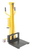 Vestil HWL-330 Portable Hand Winch Lifter, 31-1/4" Length, 22-1/4" Width, 58-1/2" Height, 330 lbs Capacity