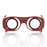 Virtual Reality Goggles Goggle Tech C1-Glass 3D Glasses for 3D Images & Videos on Android & iOS Smartphones (Wine)
