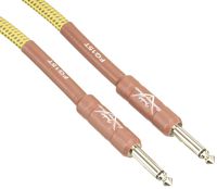 Fender Custom Shop Performance Series Cable (Straight-Straight Angle) for electric guitar, bass guitar, electric mandolin, pro audio
