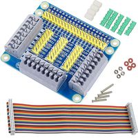 DAOKI GPIO Expansion Board Raspberry Pi Shield for Raspberry PI 4B/3B GPIO Extension Board Multi-Function with Screw Accessories for Raspberry Pi 3/2 DIY Kit