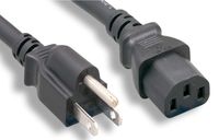 Micro Connectors, Inc. 15 feet Universal AC Power Cord UL Approved (M05-113UL-15)