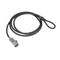 StarTech.com Laptop Lock - 6 ft - Vinyl Coated Steel Cable - 4 Digit Combination - Computer Lock - Security Lock - Laptop Lock Cable (LTLOCK)