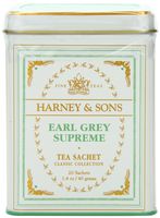 Harney & Sons Classic Earl Grey Supreme Tea 1.4 oz / 40 grams 20 (Tea Sachets) - Pack of 4