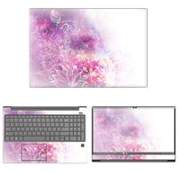 decalrus - Protective Decal Floral Skin Sticker for Lenovo IdeaPad 720s-15 (15.6" Screen) case Cover wrap LEideapad720s_15-110