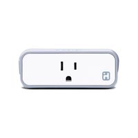 iHome iSP8 Wi-FI SmartPlug, Use your voice to control connected devices, handheld remote included, Works with Alexa, Google Assistant and HomeKit enabled smart speakers