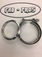 Borg Warner Turbo 4" Exhaust V-band Downpipe Flange Clamp S400 S400SXE S475 S480 T4